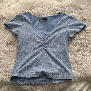 brandy melville light blue gina top